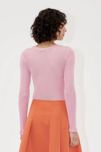 Stine Goya - Lux Seamless Long Sleeve Crewneck Top