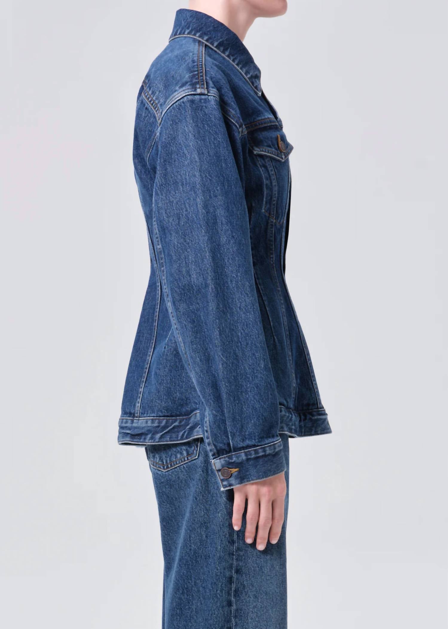 AGOLDE Myra Jean Jacket in volume - women's jacket - view 4