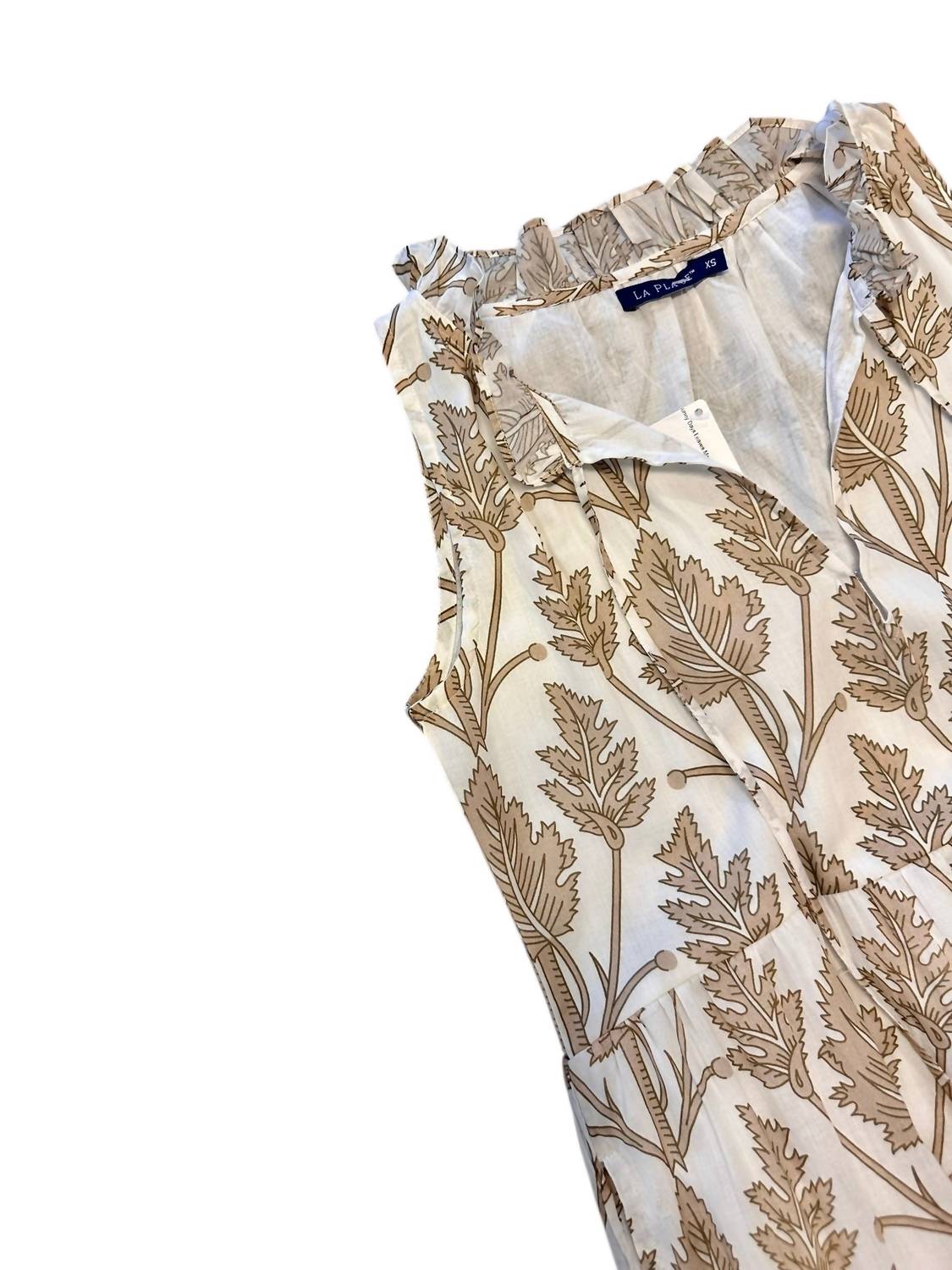 La Plage - Sunny Days Leaves Maxi Dress