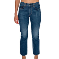 Askk Ny - Mid Rise Straight Leg Jean