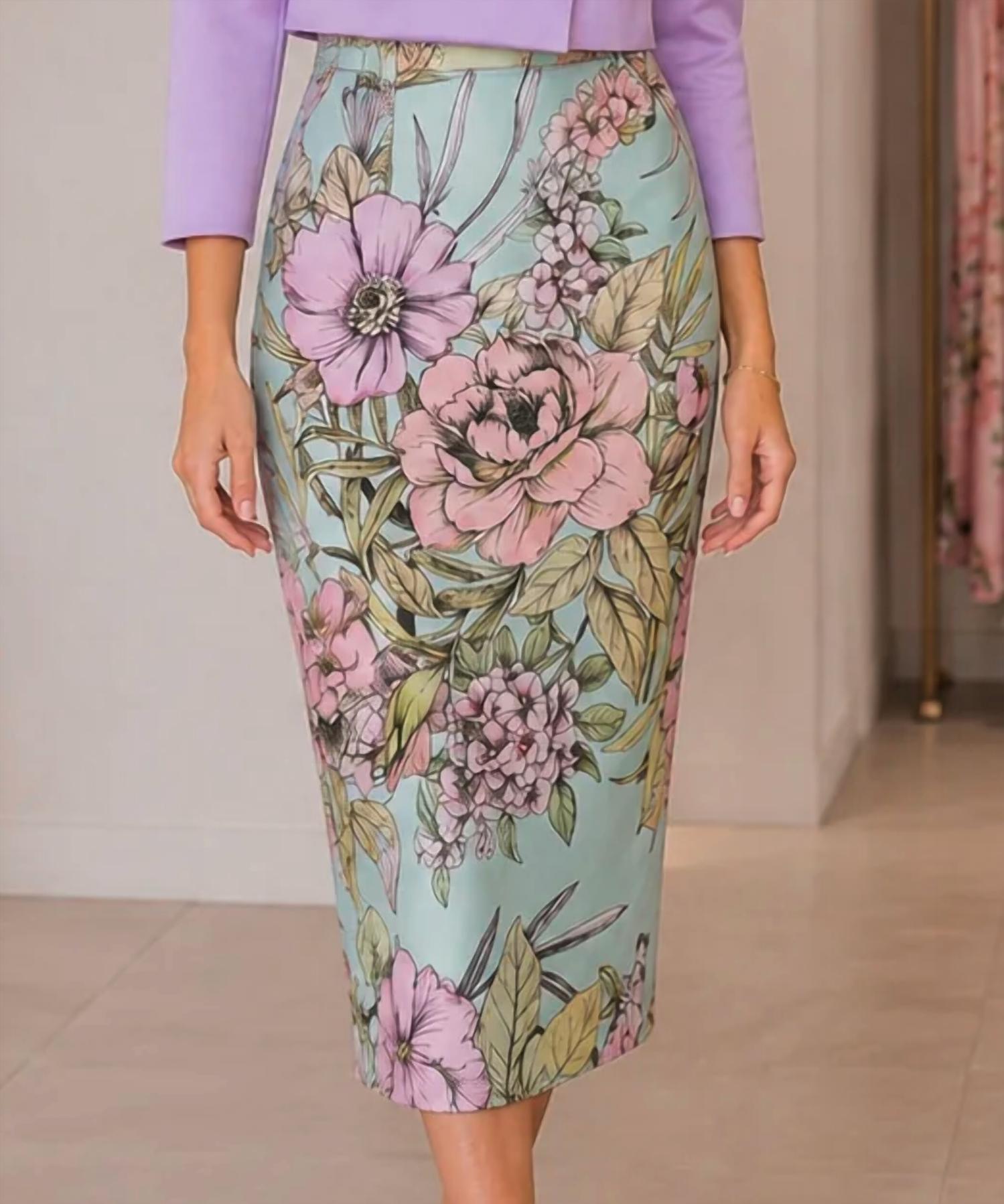 Maison Zoulias - Yvonni Pencil Midi Skirt