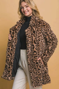 Love Tree - Midi Faux Fur Jacket