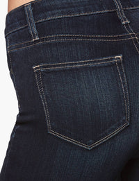 Paige Manhattan High Rise Slim Boot Cut Jeans - Petite in gardena - women's jeans - view 4
