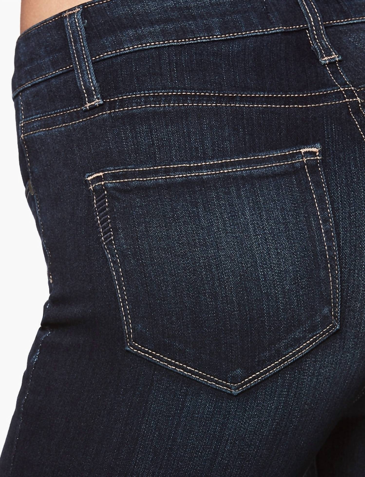 Paige Manhattan High Rise Slim Boot Cut Jeans - Petite in gardena - women's jeans - view 4