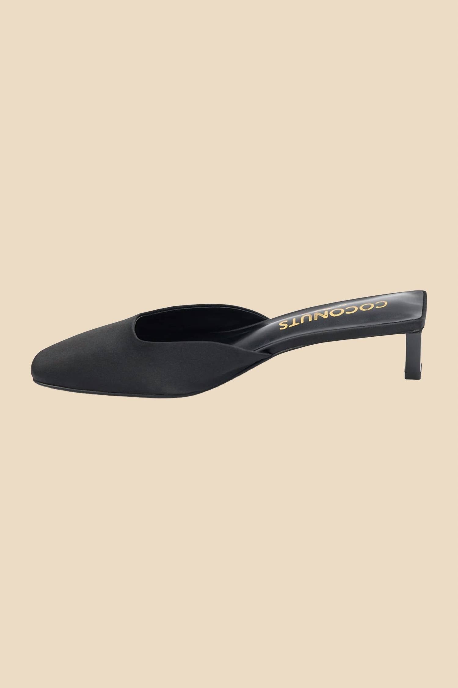 Matisse Women's Tegan Heeled Mule in black - women's shoe - detail view