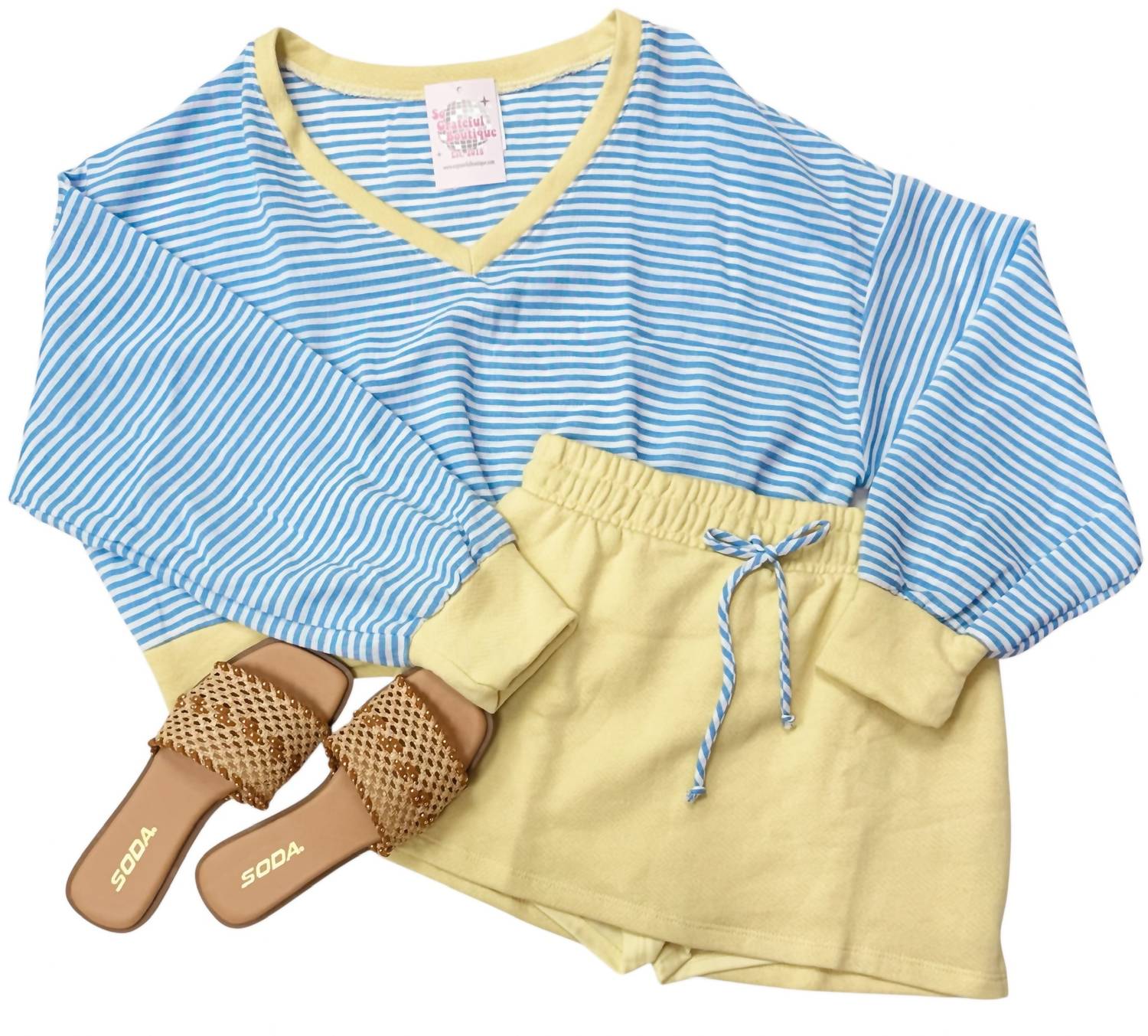 Bucketlist - Cabana Striped Set