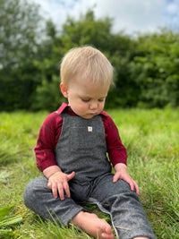 Me & Henry - Boy's Jasper Woven Onesie
