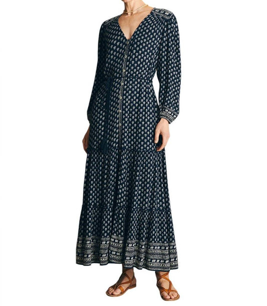 Faherty - Orinda Long Sleeve Maxi Dress