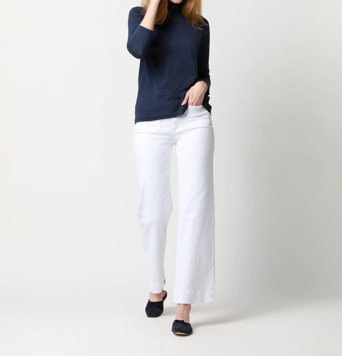 Ann Mashburn - Long Sleeve Turtleneck Tee