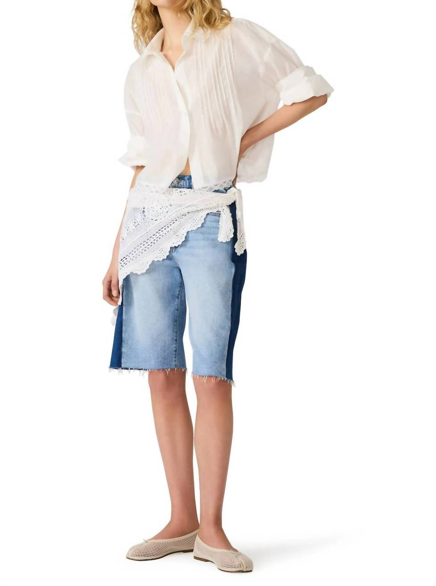 Steve Madden - Delphi Lace Button Up Top