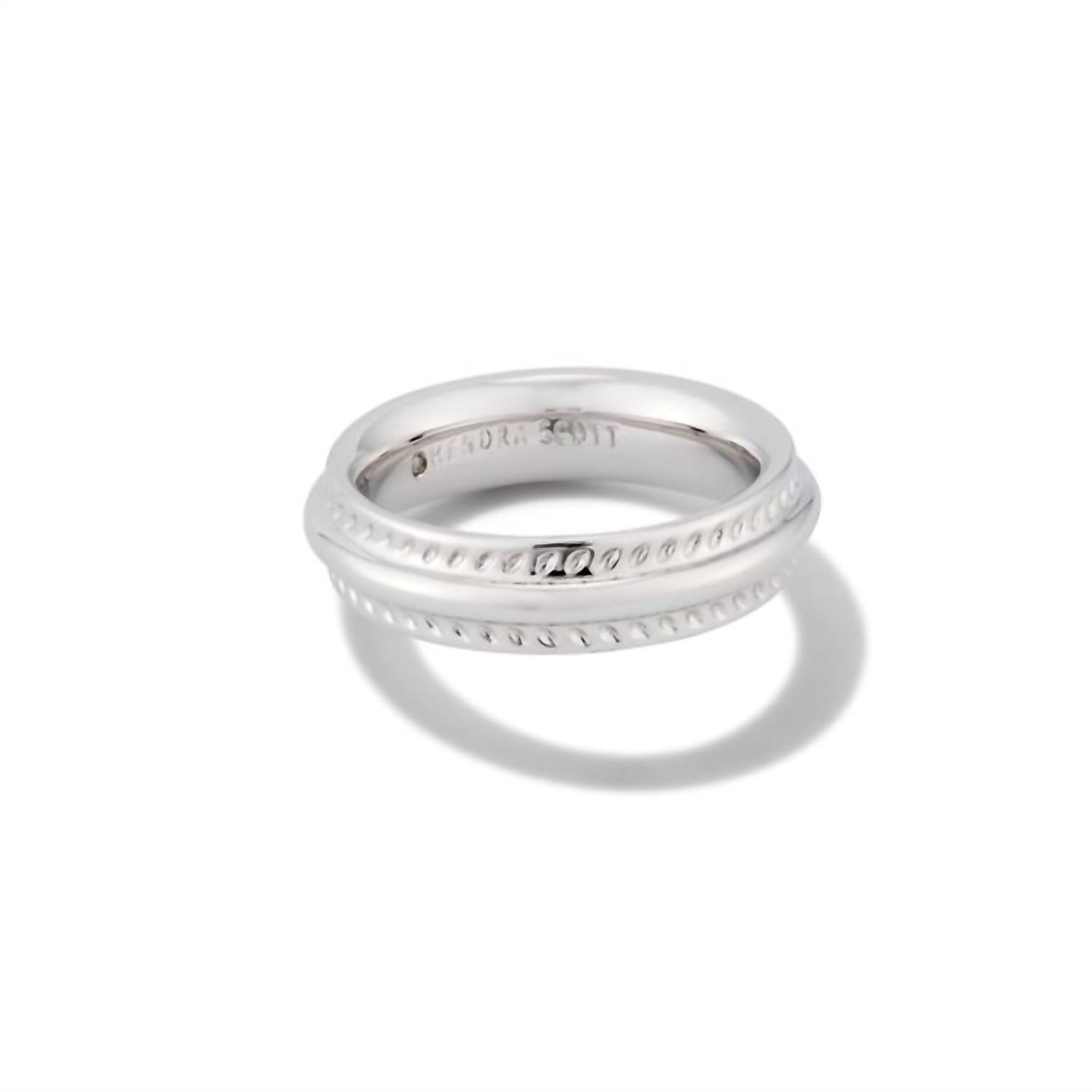 Kendra Scott Women's Merritt Band Ring in silver - women's jewelry