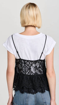 Cinq A Sept - Lace Samantha Top