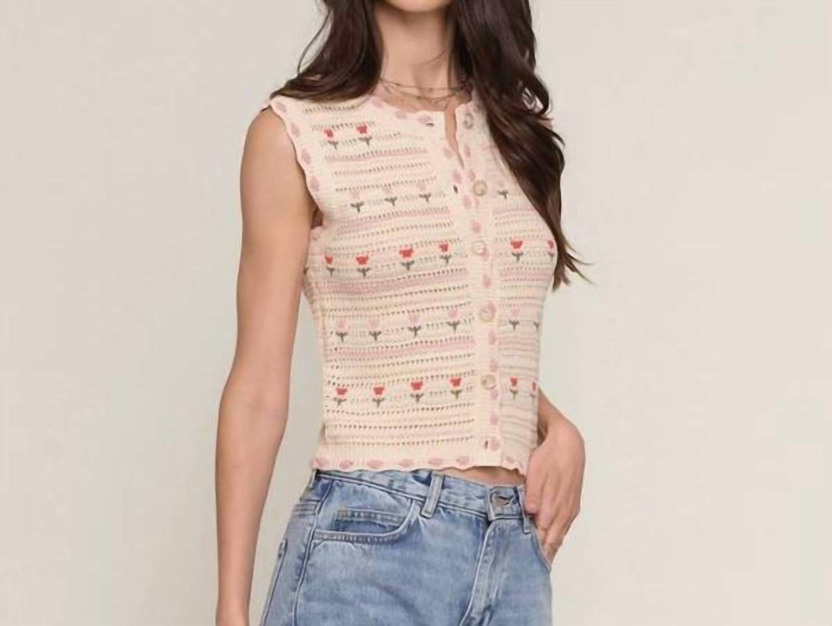 Heartloom - Lucrezia Pointelle Vest