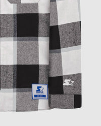 Starter - Men's Minnesota Vikings The Big Joe Sherpa Lined Plaid Jacket