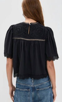 Sea - Larissa Embroidery Top