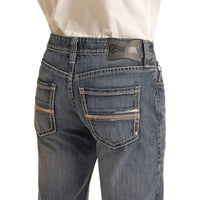 Rock & Roll Denim - Pistol Regular Fit Straight Leg Rope Stitch Jean