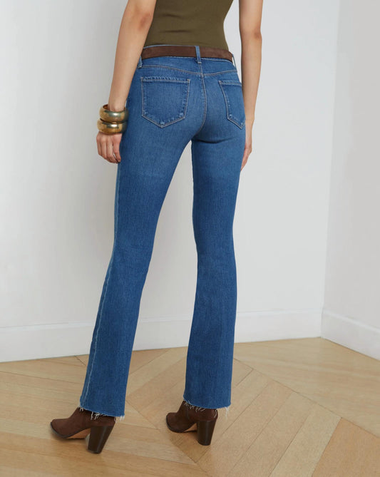 L'Agence - Sneeki Low-rise Straight-leg Jean