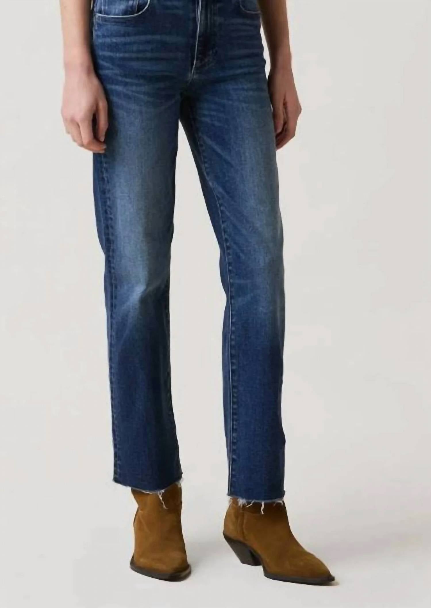 Le Jean - Sabine Straight Ankle High Rise Jeans