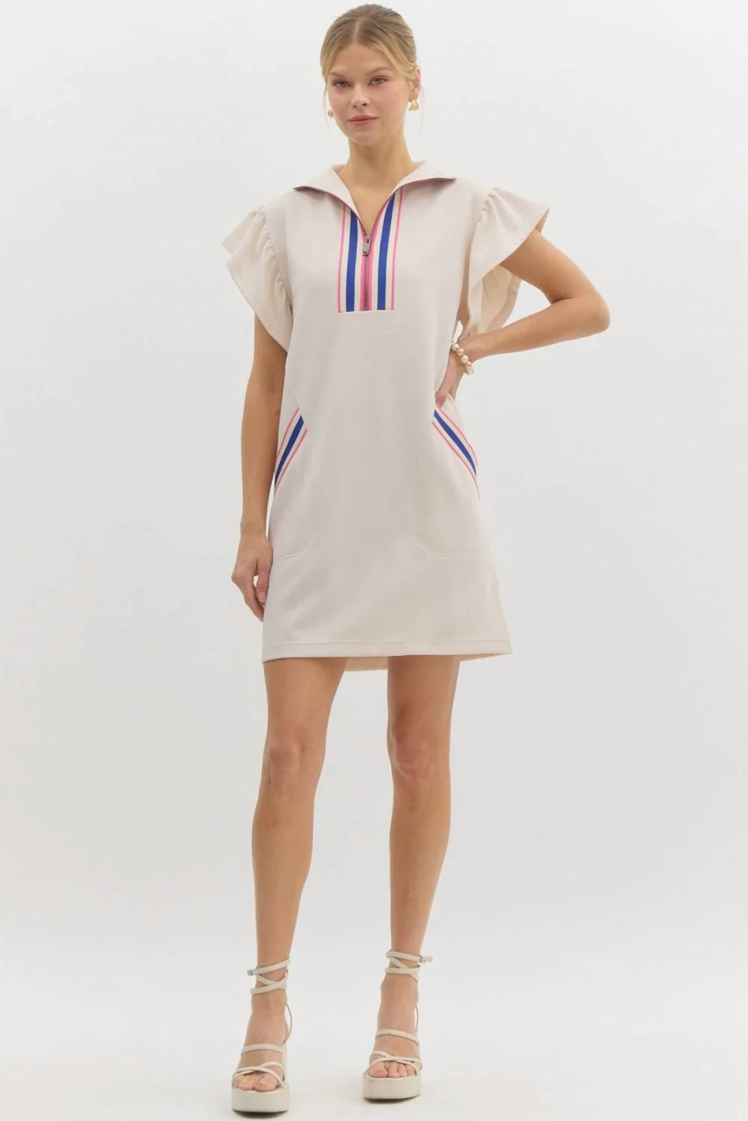Whimsical Mimsy - Flutterband Mini Dress