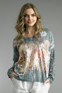 Tempo Paris - Floral Art Top