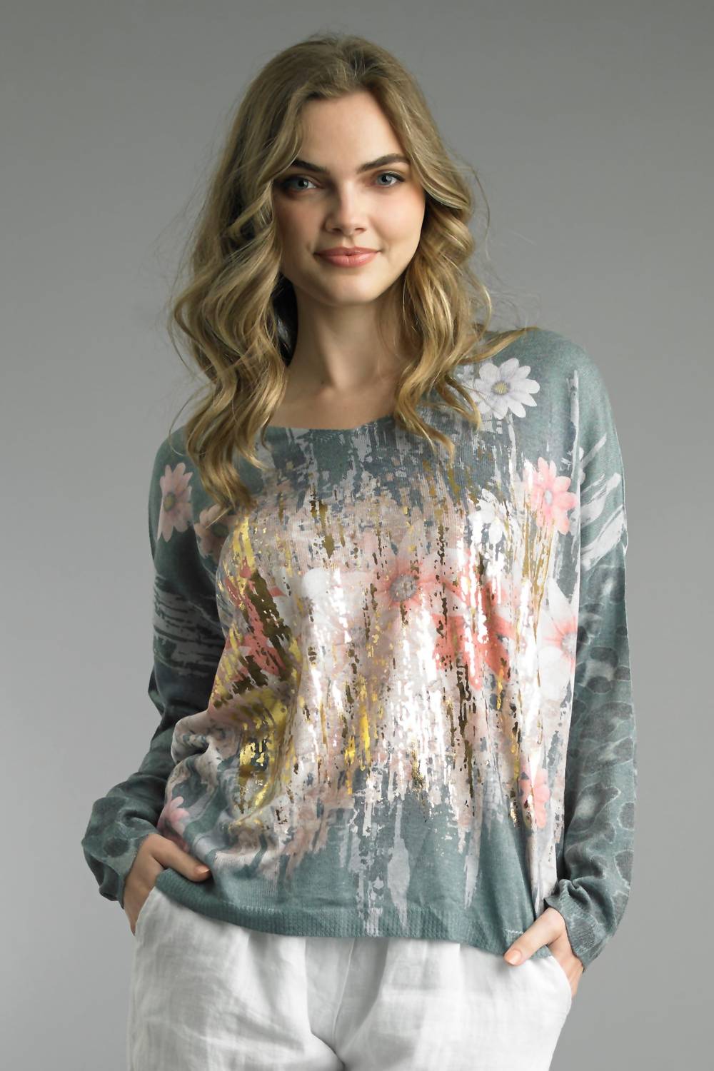 Tempo Paris - Floral Art Top