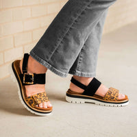 Ara Women's Marabella Sandals in leopard black - women's sandal - view 7