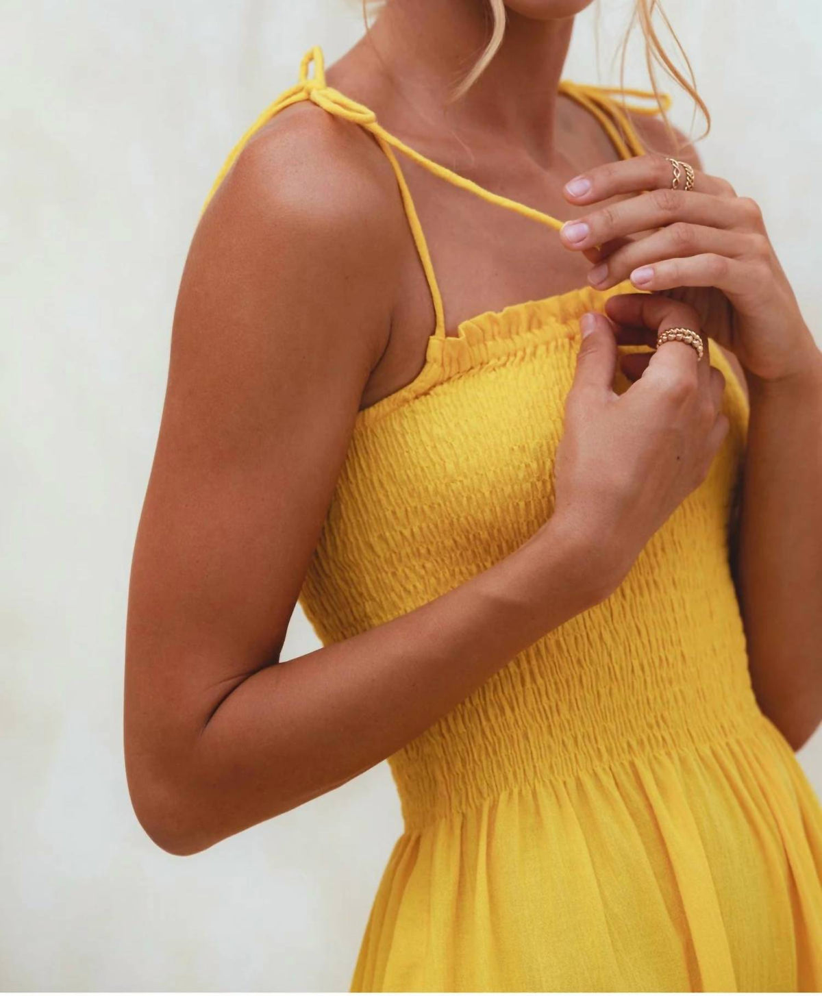 Bali Elf - Paradiso Strappy Linen Midi Dress