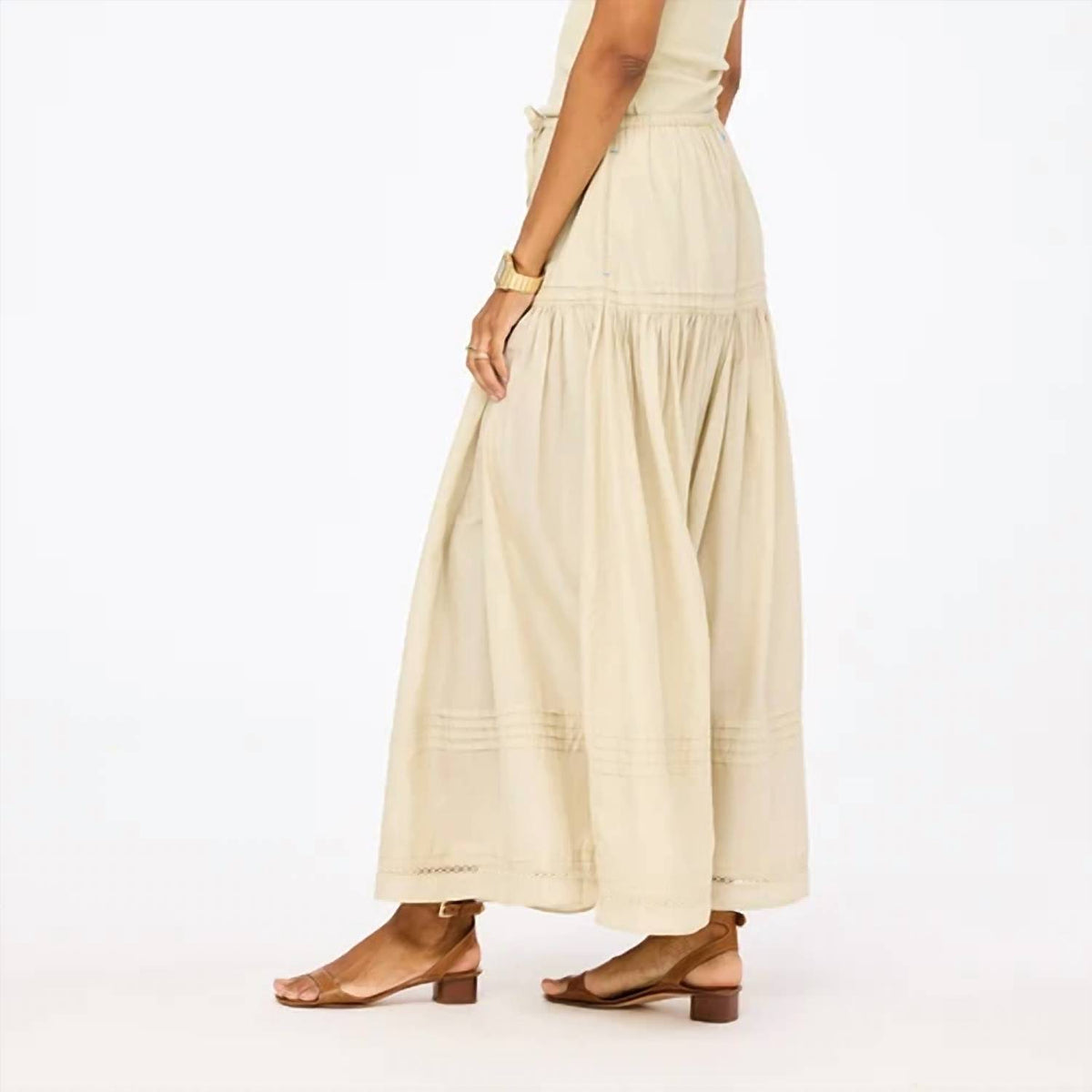 Kerri Rosenthal - Vacance Pintuck Skirt