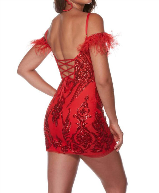 Alyce Paris - Sequin Embroidered Cocktail Dress