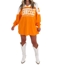 Pressbox - Tennessee Victory V-Neck Oversized Pullover