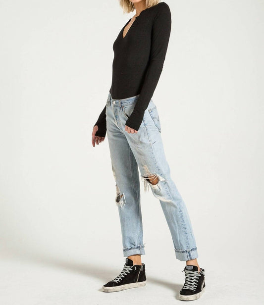 N:Philanthropy - Rio Split Neck Bodysuit