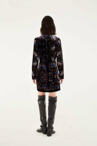 Farm Rio - Arabesque Mix Scarves Wrap Mini Dress