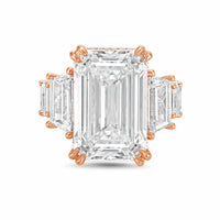 Diana M Jewels - Women's Emerald Lab-Grown Diamond Fashion Ring (10.00 Ct) - Bold