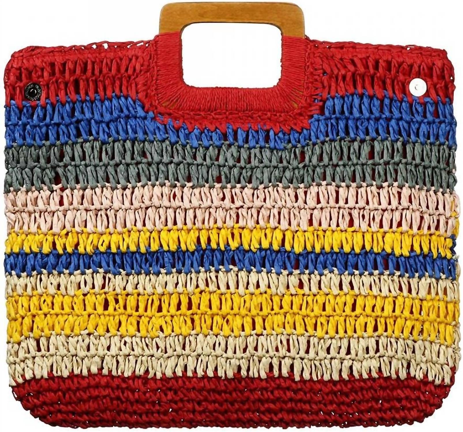 Andrea Bijoux - Women's Striped Woven Bag