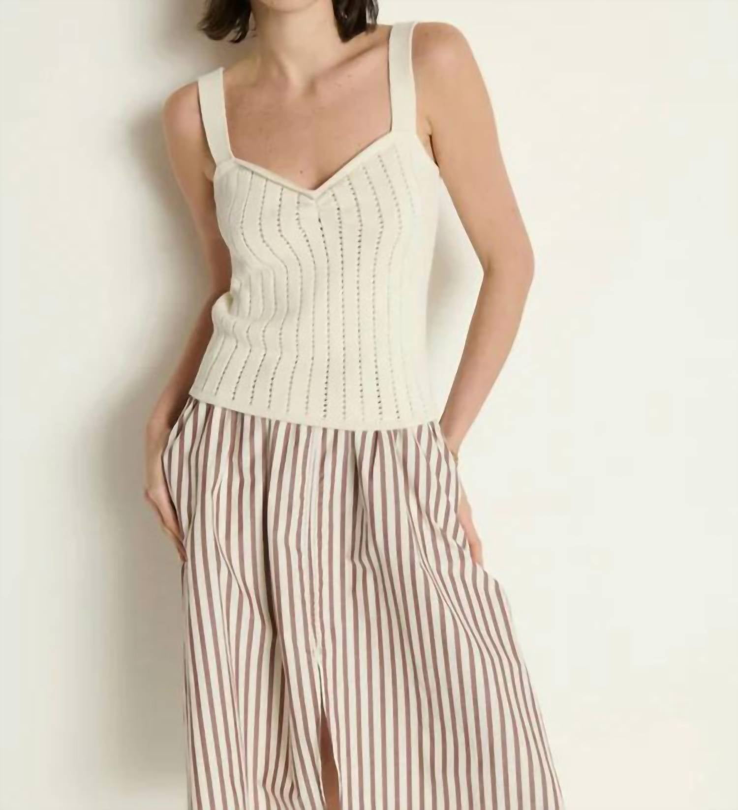 Central Park West - Cali Sweater Tank Top