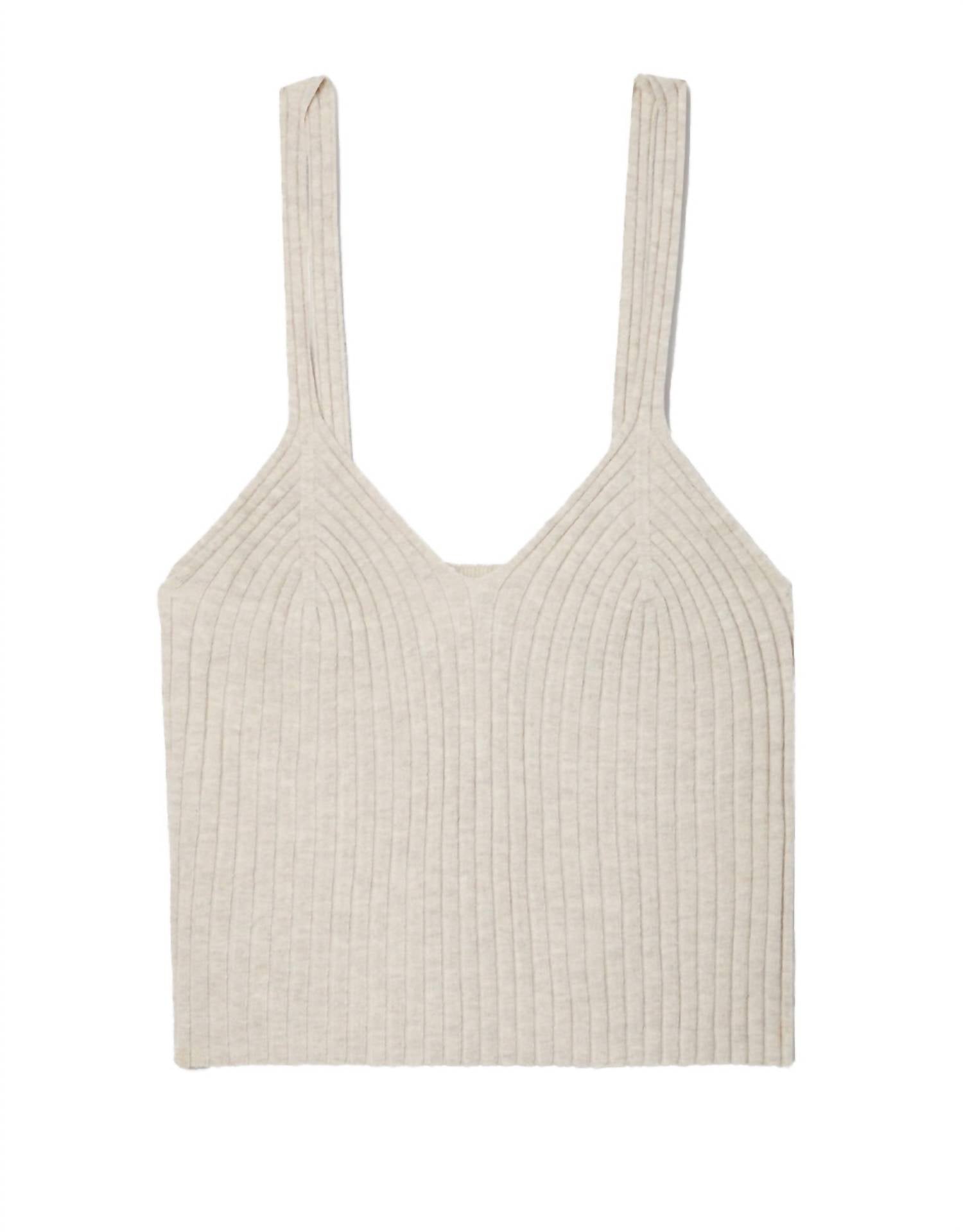 Blended Knit Corset Tank