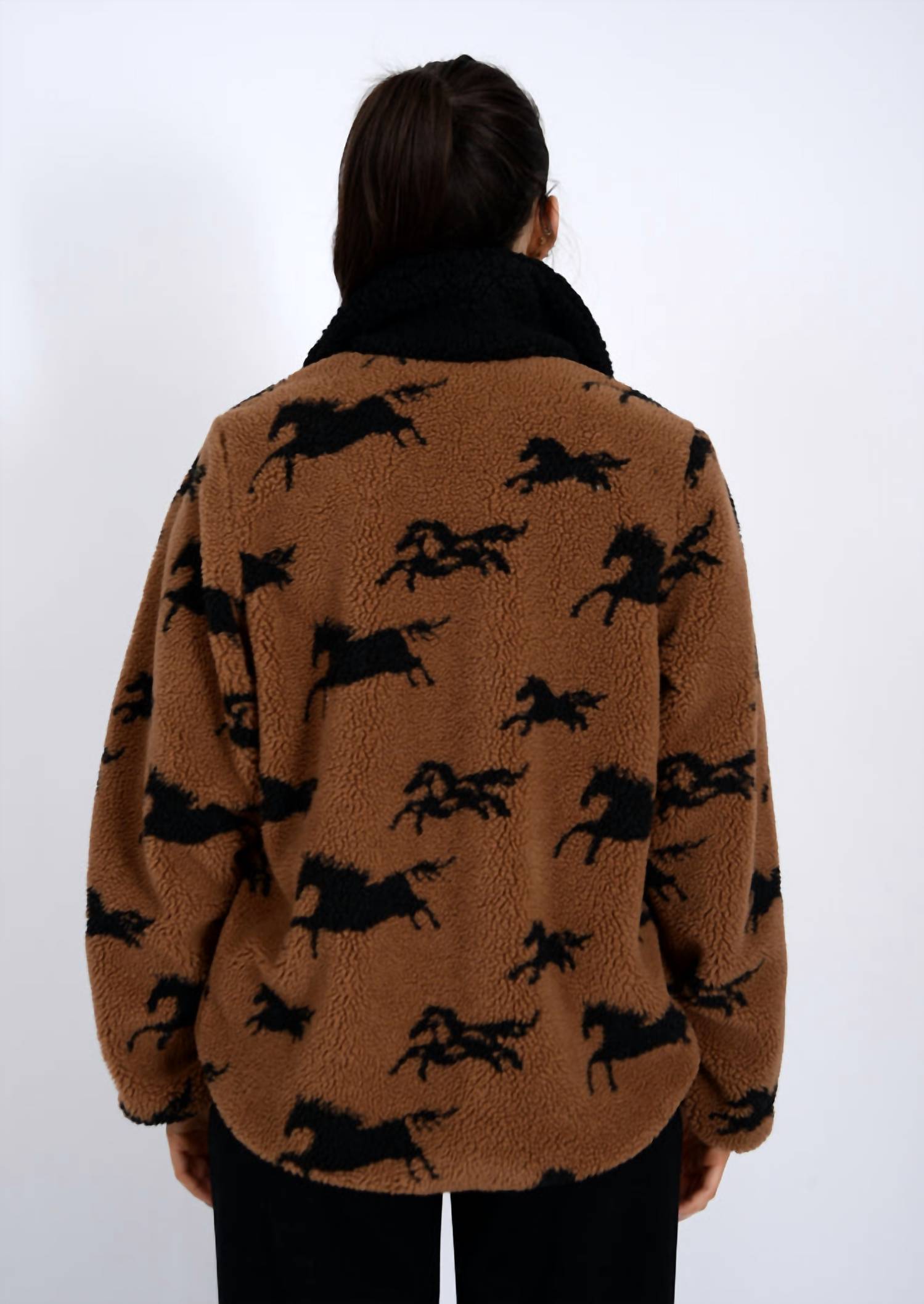 Rd Style - JOLINE SHERPA ZIP FRONT JACKET
