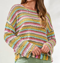 Tribal - Tassel Sweater