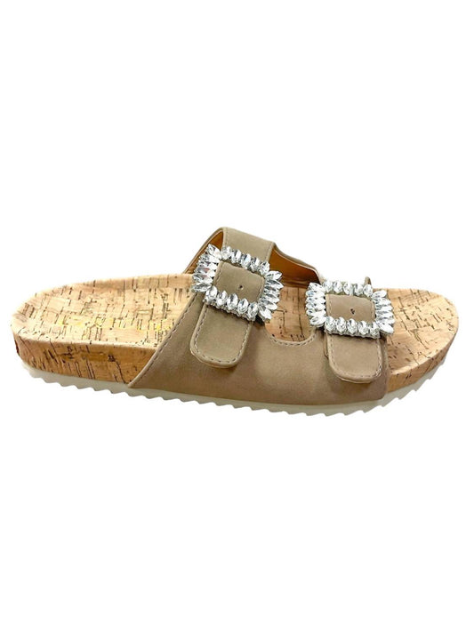 Ccocci - Jamie Rhinestone Slide Sandal