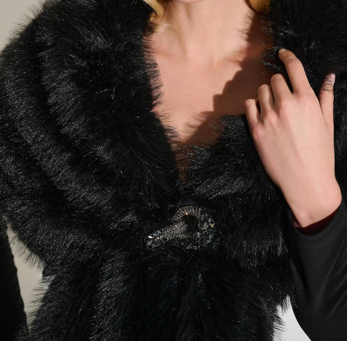 Joseph Ribkoff - Faux Fur Cape