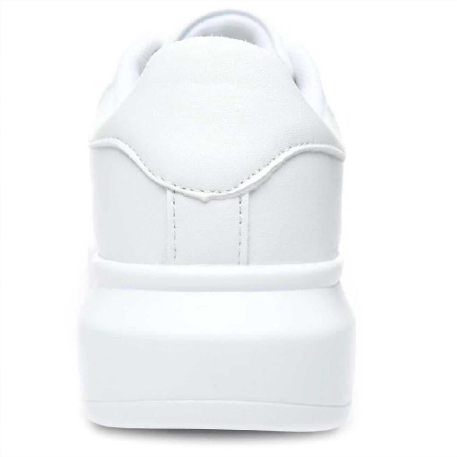 Berness Women's Platform Sneakers in white - women's sneaker - alternate view