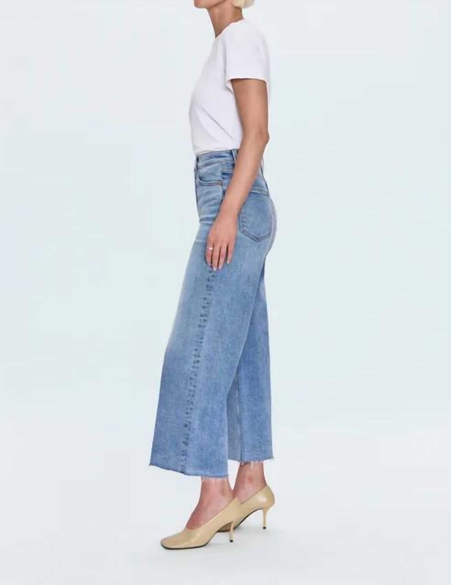 Pistola - Lana Crop High Rise Ultra Wide Leg Jeans