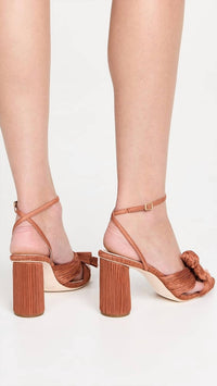Loeffler Randall - Women's Camellia Pleated Bow Heel With Ankle Strap