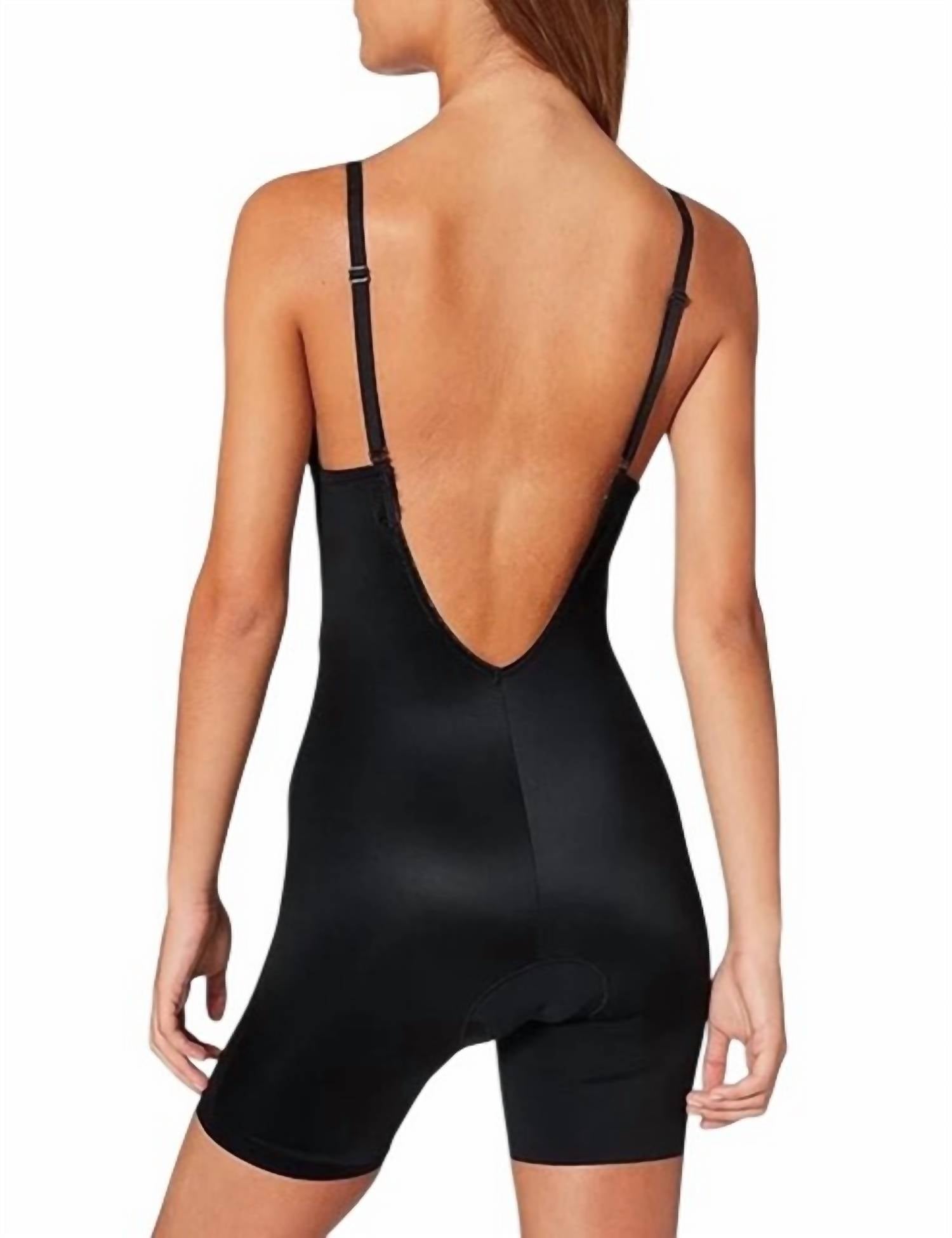 Spanx - Plunge Low-back Mid-thigh Bodysuit