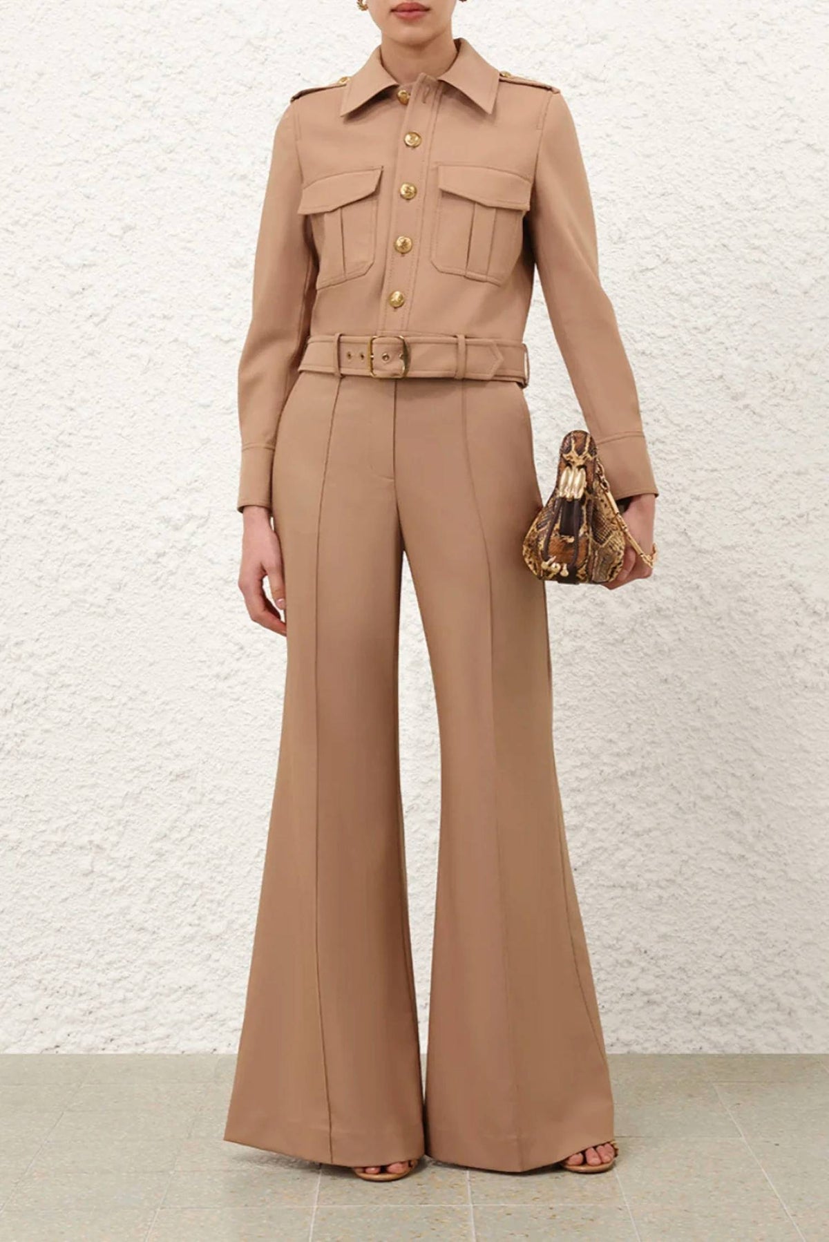 Zimmermann - Hypnotic Stretch Wool Flare Pants