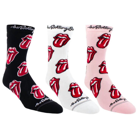 Perri’S Socks - Women's The Rolling Stones Assorted Crew Socks