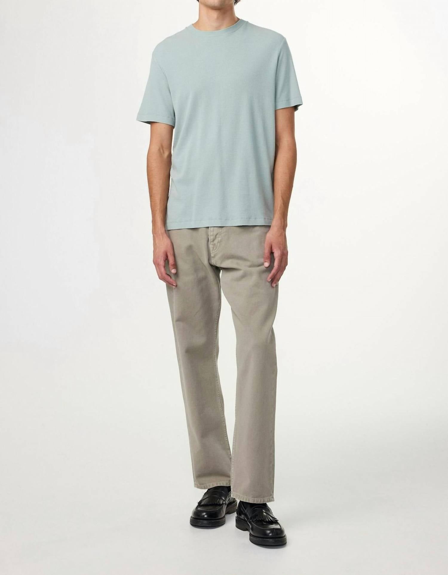 NN07 Clive Short-sleeve T-shirt in steely blue - men's t-shirt