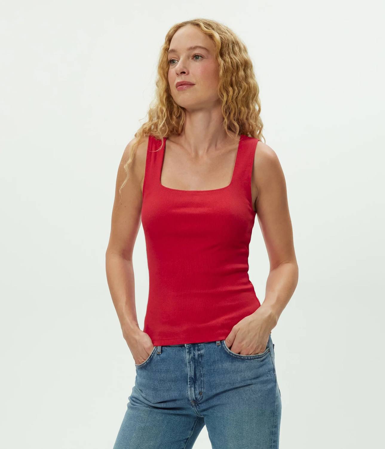 Michael Stars - Maribel Square Neck Tank