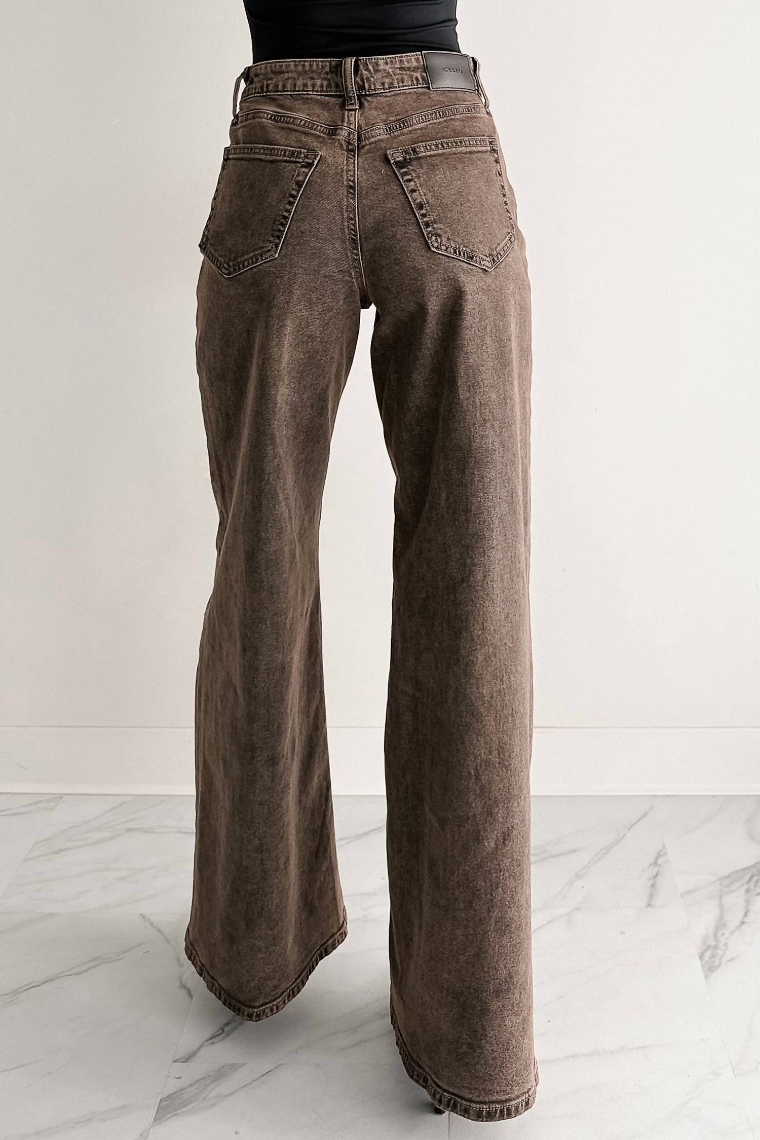 Cello - Bane High Rise Wide Leg Jeans