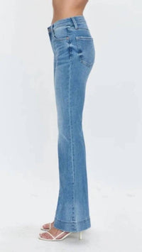 Pistola - Kinsley Mid Rise Flare Jean